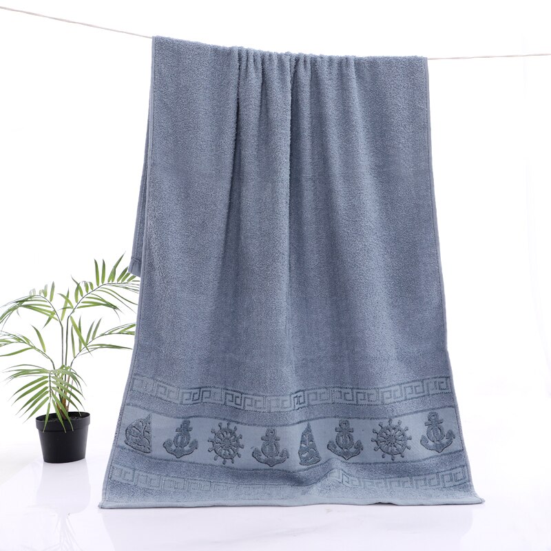 neue Schlecht Handtücher 100% Baumwolle gesicht handtuch Baumwolle Faser Natürliche Umweltfreundliche Bestickte Schlecht Handtuch Hand handtuch 140x70cm: Licht Grau / 70x140cm