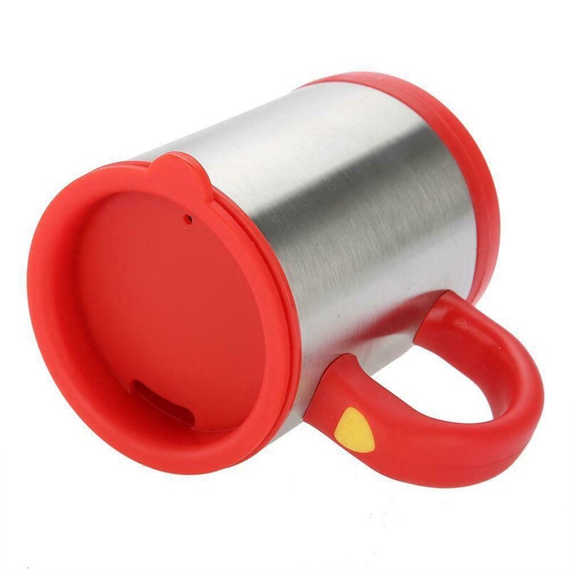 Caneca automática isolada dupla 400ml, agitadora de leite de café, caneca térmica de aço inoxidável, xícara inteligente com isol
