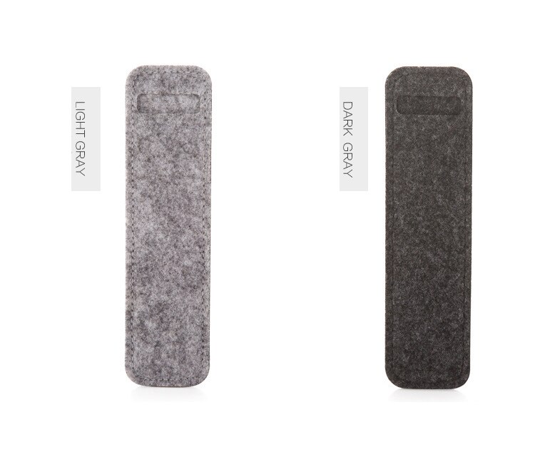 Kleine Vilten Pen Pouch Houder Enkel Gat Roller Balpen Vulpennen Etui Tassen School Kantoorbenodigdheden