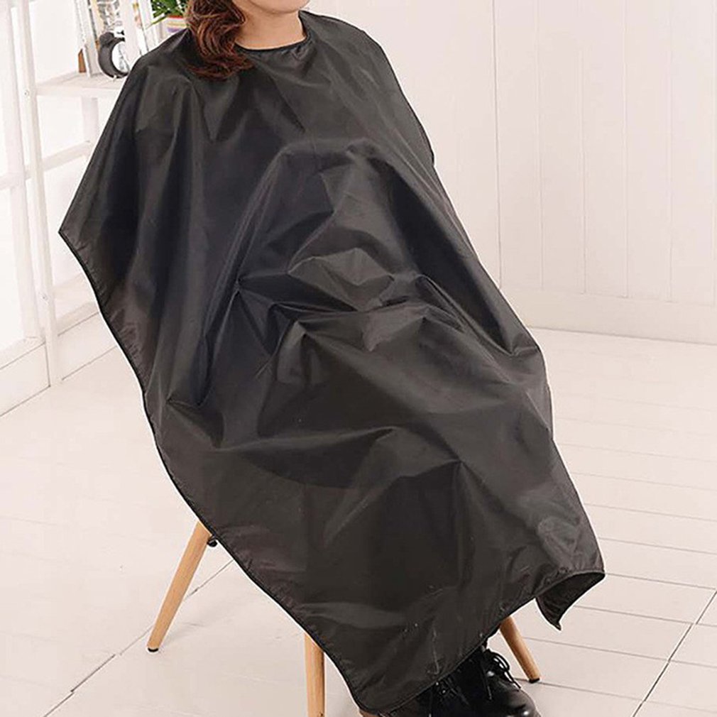 Haircut Cloth Custom-Made Various Specifications Adult Haircut Dye Apron And Shawl Black