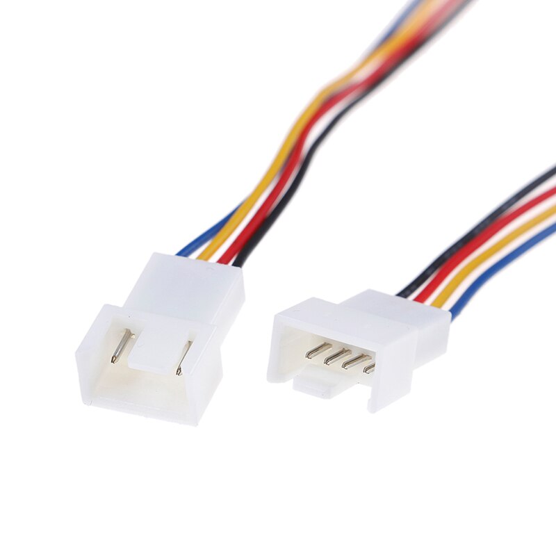 2Pcs Universal Small 4 Pin To 3pin 4pin Fan PWM Connector Extension Cables