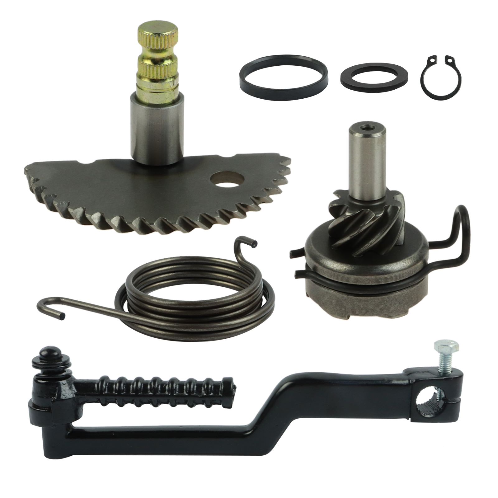 Car Aluminum Kick Start Shaft Idler Gear Assembly Set For GY6 50CC 80CC