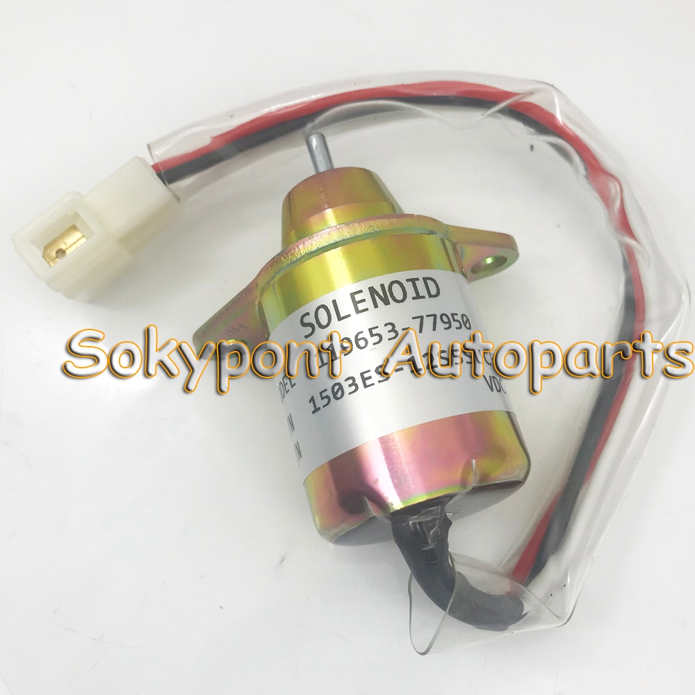 1503ES-12S5SUC5S Brandstof Uitschakeling Solenoid 12 volt voor Yan-mar Motor 119653-77950 119285-77950