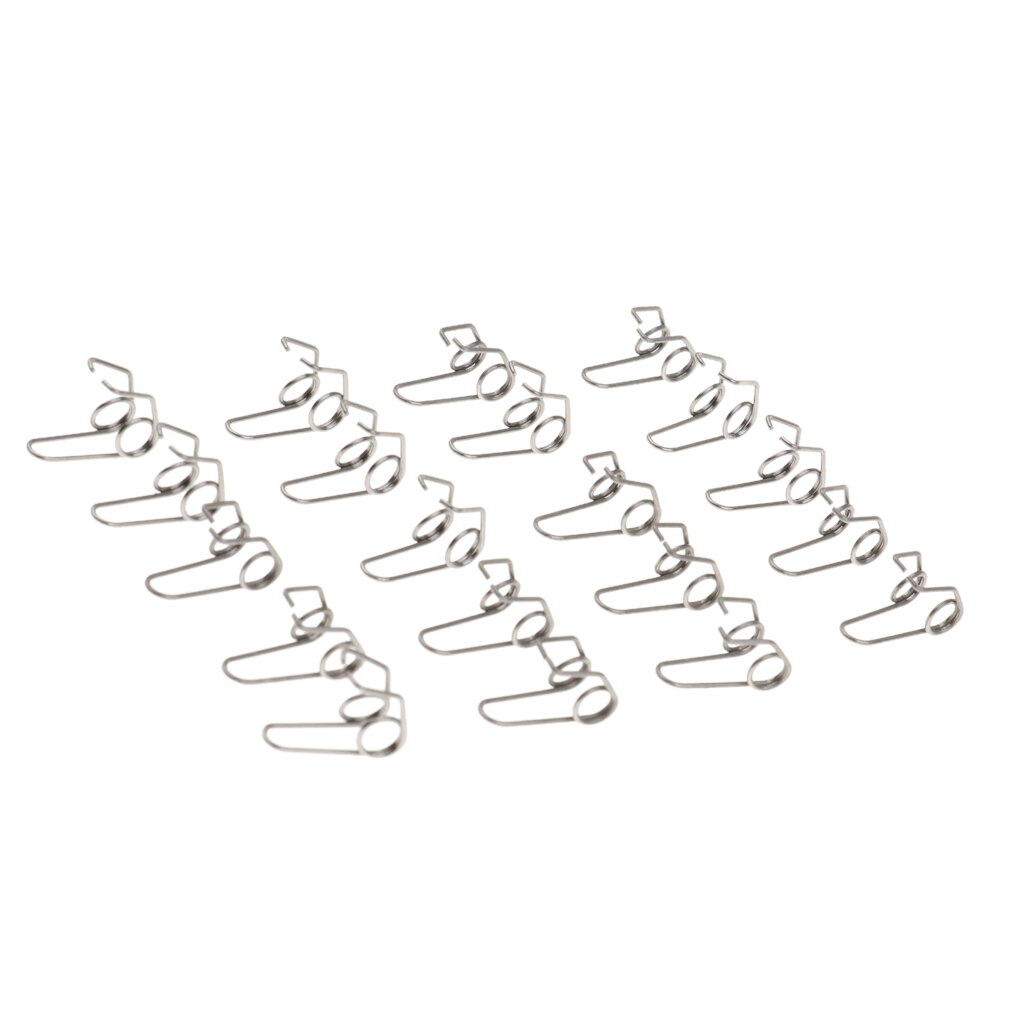 20 Pieces Trumpet Water Key Waterkey Spit Value Spring for Brass Instrument Parts Accessories