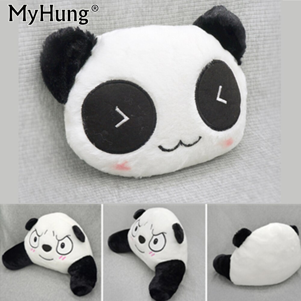 Myhung Panda Car Back Pillow Auto Seat Supports Cotton Cushion lumbar Back Waist Butt Head Soft Pillows