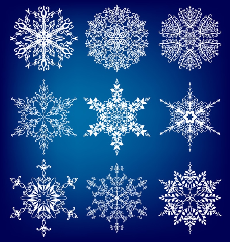 Azsg Verschillende Kerst Sneeuwvlok Clear Stempels Voor Diy Scrapbooking/Card Making Decoratieve Silicon Stempel Ambachten
