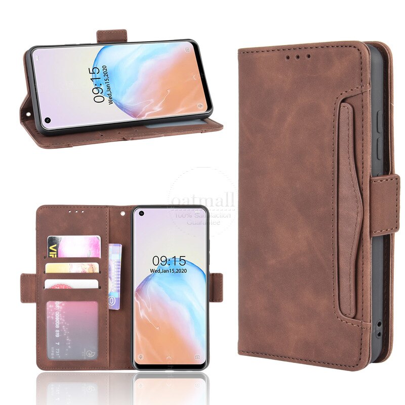 For Oukitel C18 Pro Wallet Case Magnetic Book Flip Cover For Oukitel C18 Pro Card Photo Holder Luxury Leather Mobile Phone Funda