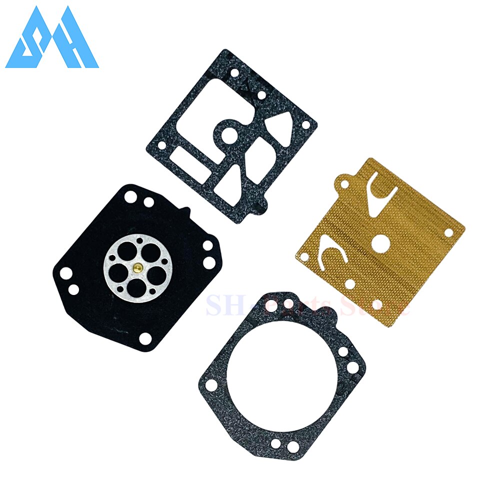 Carburateur Reparatie Kit Kettingzaag Vervangende Onderdelen Voor Walbro K22 Hda Onderdelen Membraan Pakking Naald Reparatie Kit 12 Stks/set