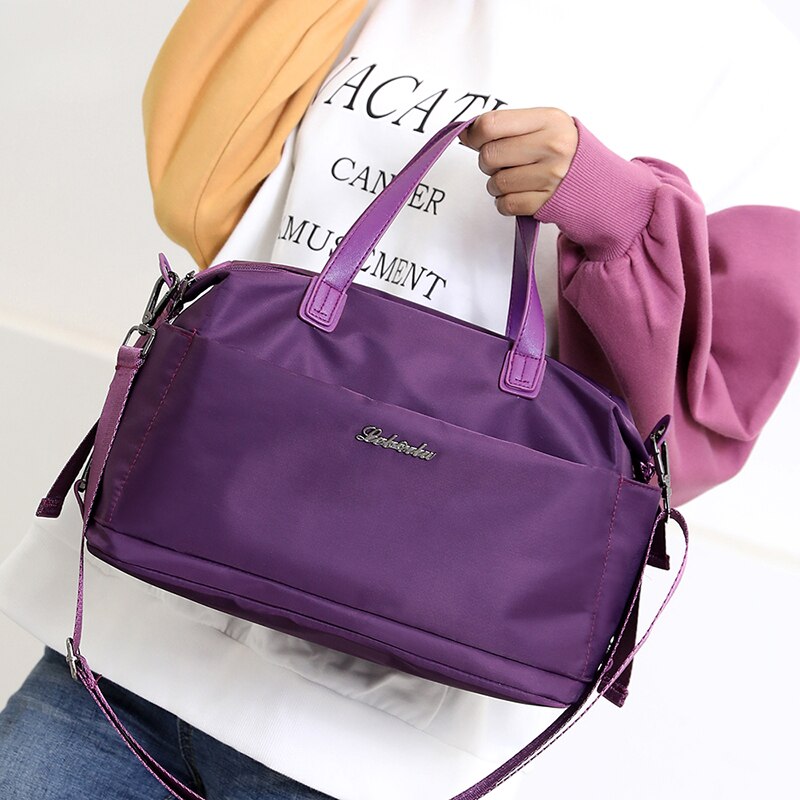 Dames Multi-Pocket Mode Grote Waterdichte Oxford Tote Bag Toevallige Nylon Schoudertas Mummie Zak Grote Capaciteit Canvas Tas