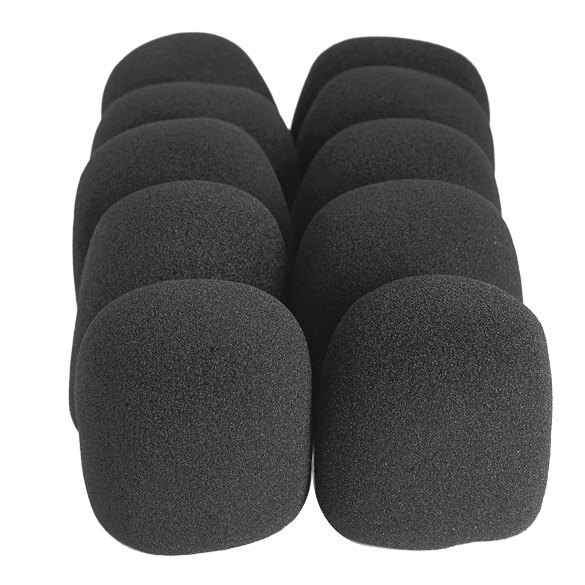 Microphone 10 Pcs/Set Grill Foam Cover Audio Mic Shield Sponge Cap Holder SGA998: Default Title