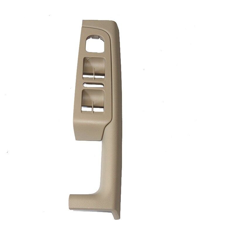 For Skoda Superb door handle front and rear Left and right door armrest box inner handle frame, the lifter switch box black: Front Left   beige