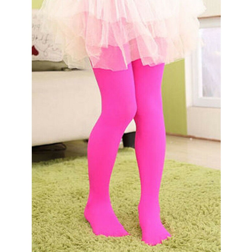 bebé recién nacido medias de algodón suave Pantyhose para niñas medias cálidas para bebé recién nacido 4-12 años de edad colores dulces: Rojo rosado / S