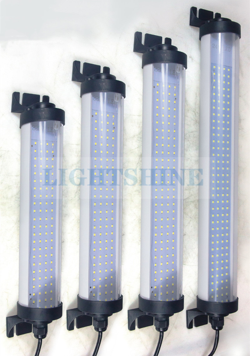 Lampe de travail LED pour Machine-outil, outil CNC, éclairage Fluorescent, étanche à l'huile, 220V 24v