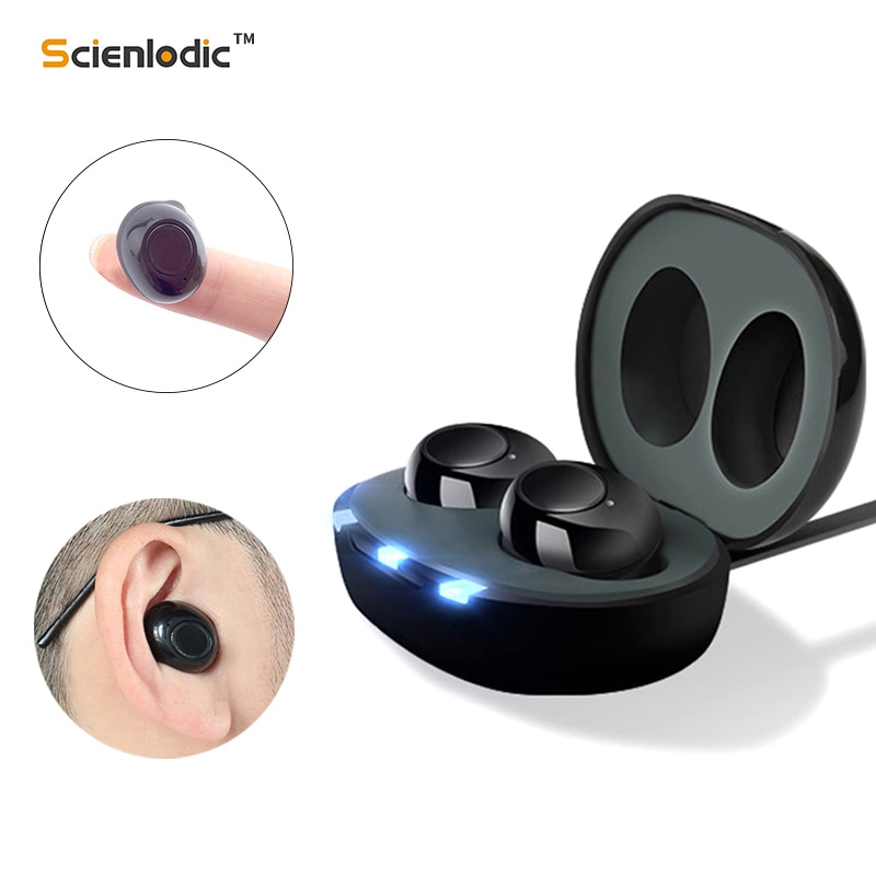 Mini Hörgeräte mit Ladung fallen ITE Digital Hörgerät Wiederaufladbare Audifonos Hören Gerät für Ältere AnhöSprosse Verstärker