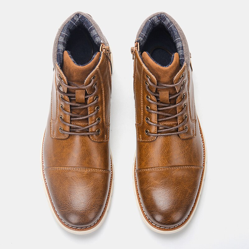 Größe 7-13 männer stiefel WOOTTEN oben männer lässig schuhe schöNe komfortable retro leder stiefel # durch507C3