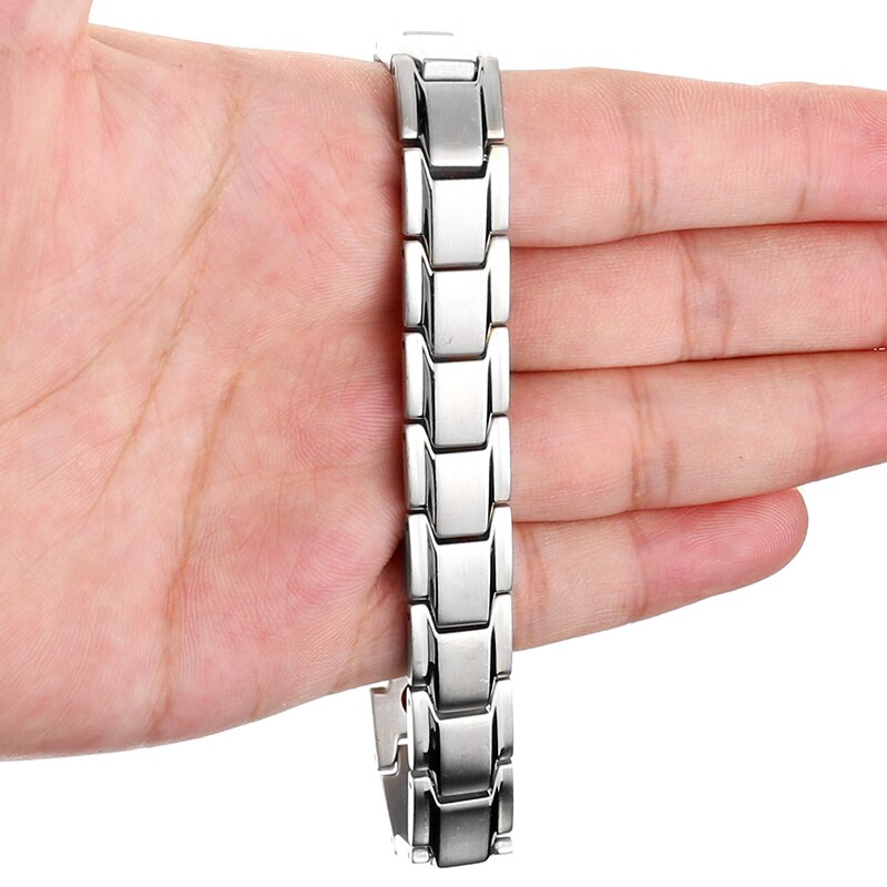 Petite grenouille directe couleur argent Bracelet de beauté magnétique pour hommes aimants Bracelet de chaîne de breloques Bracelet bijoux