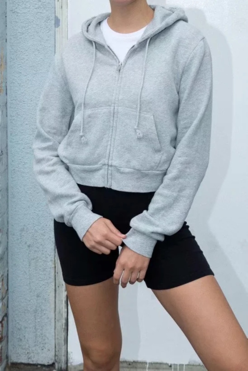 Smala tjejer huva korta jackor dam mjuka bomullsrockar snygg kvinnlig jacka söt dam kappa chic