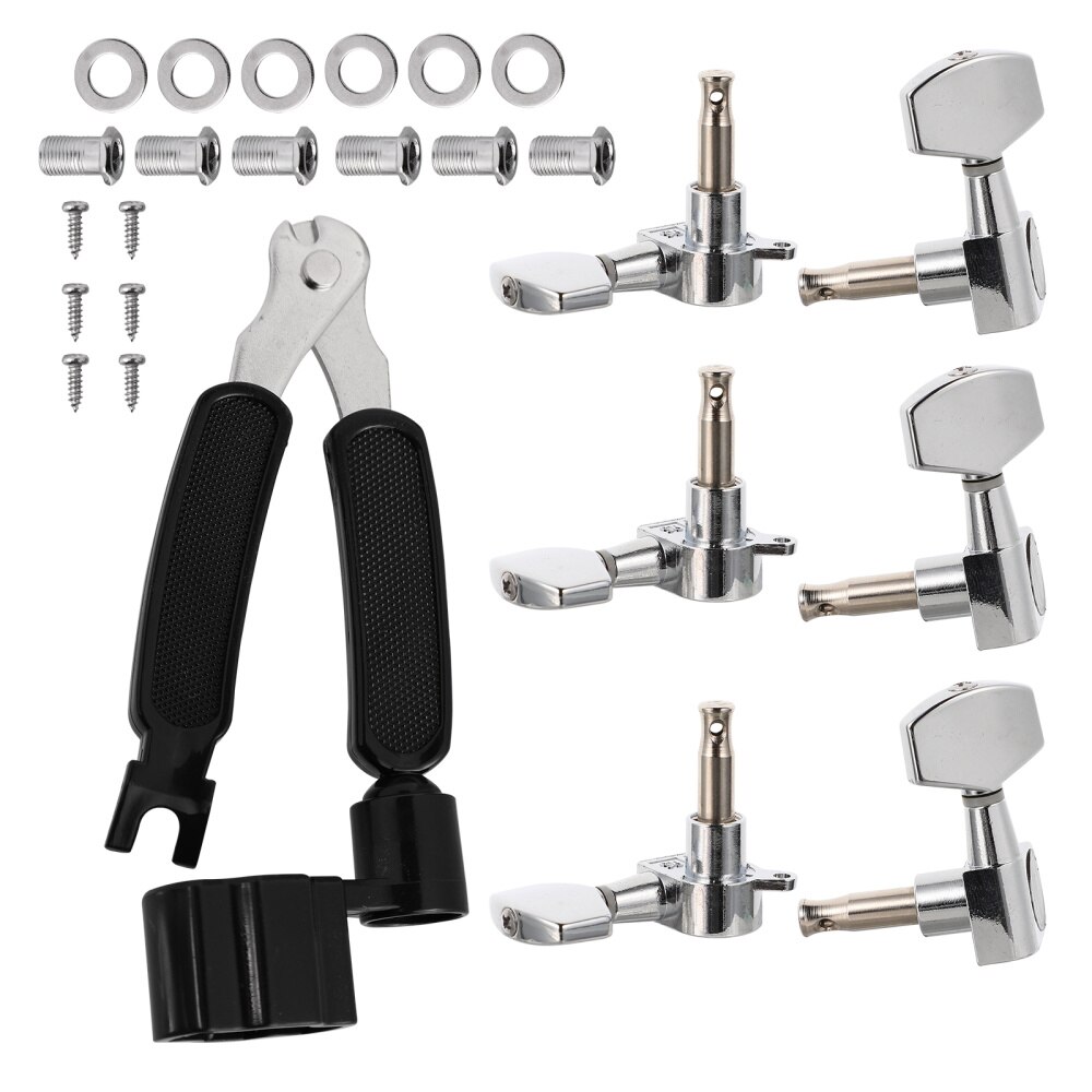 1 Set Acoustic Guitar Tuning Peg Replacement Acoustic Guitar Tuner with Puller: Default Title