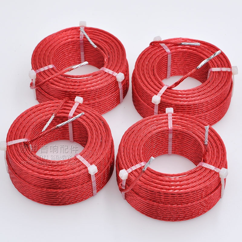 High Purity 4N Oxygen-free Copper 0.45mm*7 Coil with 7-core Multi-strand Air Core in Speaker Frequency Divider Inductor