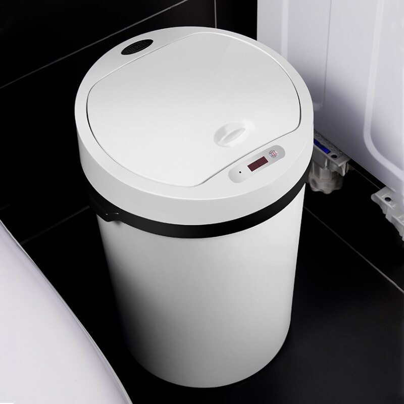 Automatic Sensor Trash Can,16L Big Capacity Touch Free Kitchen Trash Can ,Waste Bin For Bathroom Living Room, USB Charged