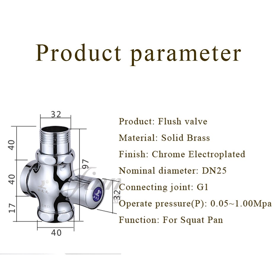 squatting pan flushing valves time delay valve stool flush valve pedal flushing valve hand press flushometer