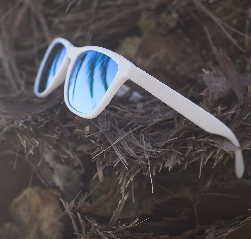 Dokly unisex hvid ramme blå linse solbriller spejl oculos solbriller gafas de sol solbriller mænd og kvinder solbriller