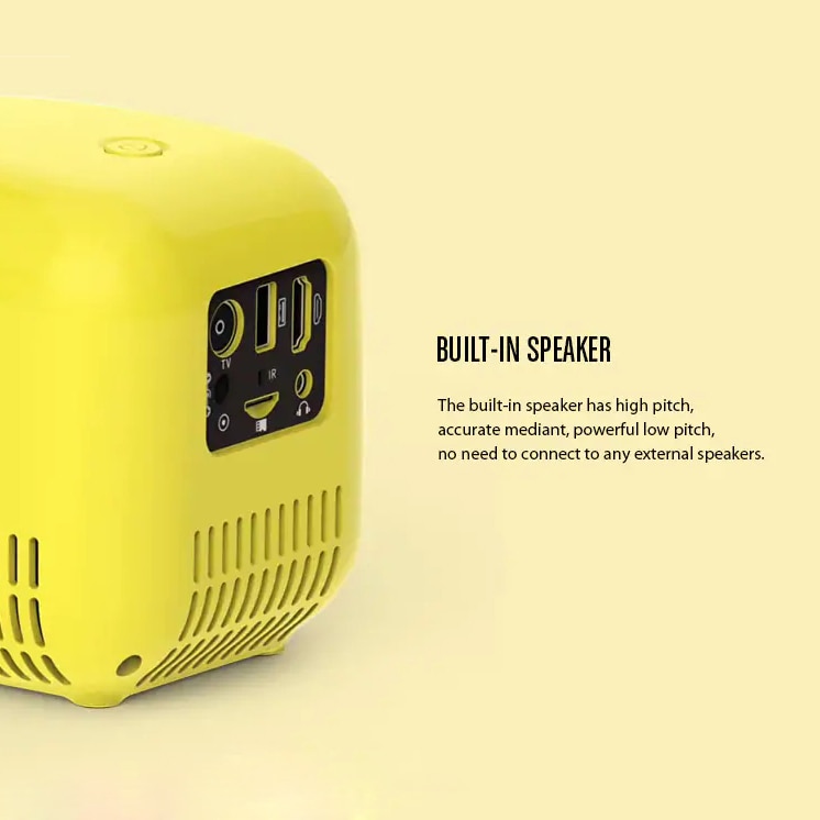 Vivibright L1 Mini Projector USB Children Portable Projector 1000 Lumens Micro Video Projector 320x240p For Family