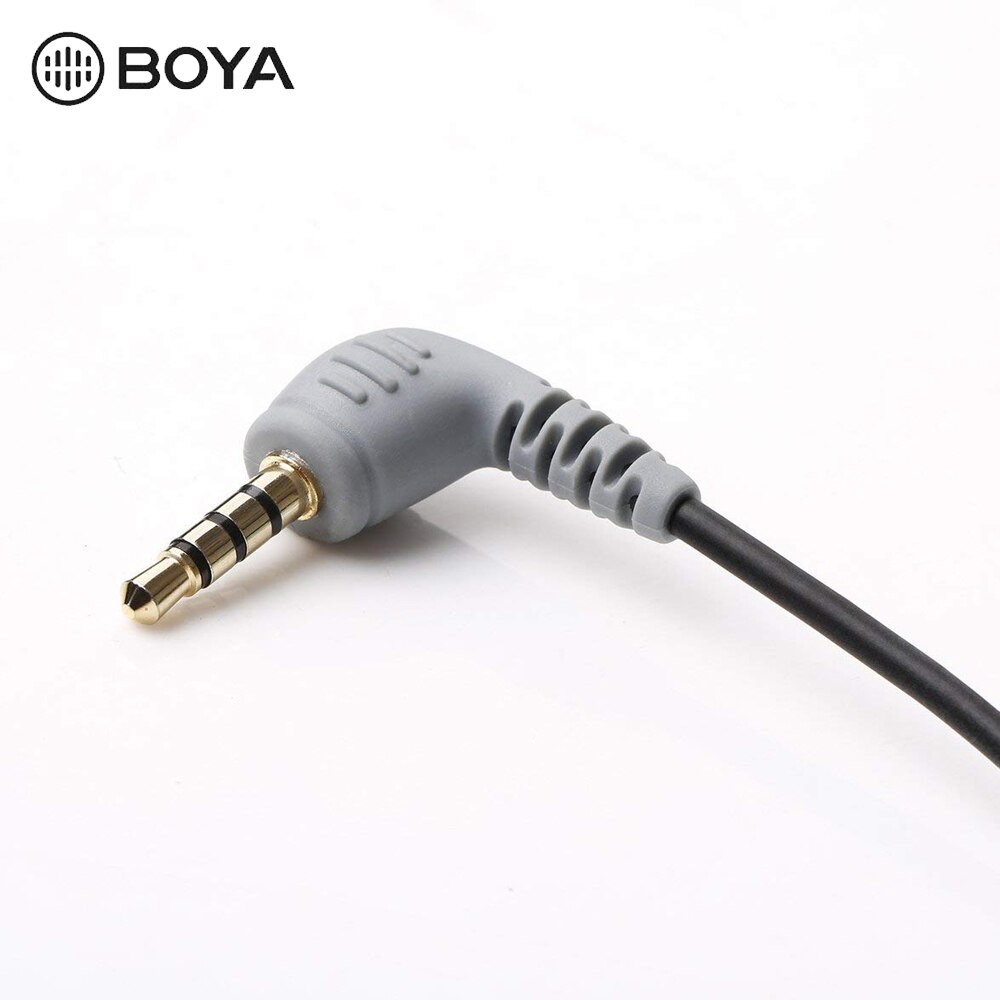 BOYA BY-CIP2 3.5mm tot TRRS TRS Microfoon Kabel Adapter voor iPad iPod Touch iPhone BY-WM8 BY-WM6 BY-WM5 Microfoon Accessoires