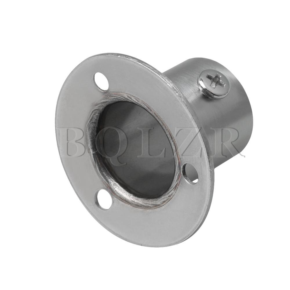 BQLZR 2x 22mm Stainless Steel Pipe Flange Socket Rod Holder Fitting Bracket Hardware