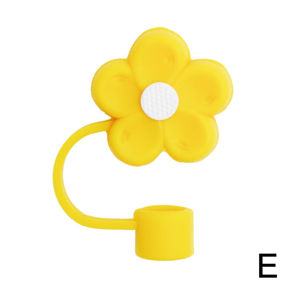 Stroh abdeckung für Stanley Tasse, süßer Stroh deckel, kompatibel mit 30 & 40oz Becher mit Griff, 10mm Silikon blumen stroh abdeckung