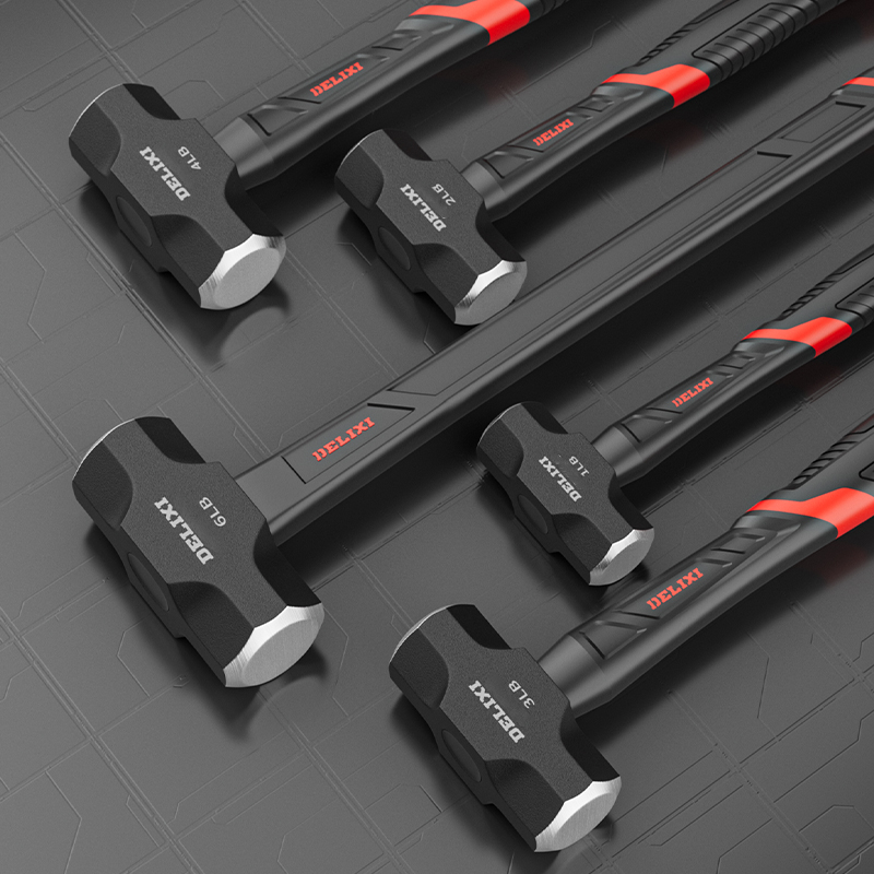 Hamer, achthoekige hamer, hamergereedschap, massieve wandsmashhamer, handhamer met gelijkmatig gewicht, geïntegreerde muursloop