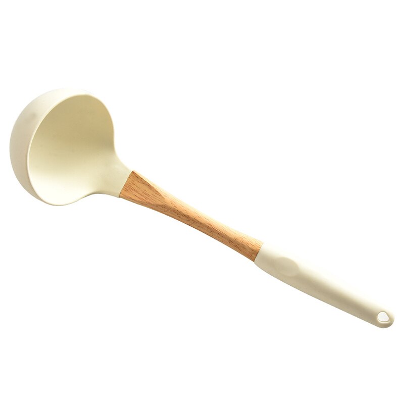 6 Pieces Cooking Tools Set Premium Silicone Kitchen Cooking Utensils Set Turner Soup Spoon Strainer Pasta Server Spoon