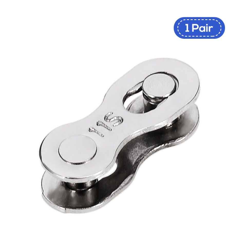 1 Paar/5 Paar Bike Chain Link Fietsketting Reparatie Tool Fiets Missing Link Bike Chain Connector 6- 8 S/9 S/10 S/11 S: Silver  1 pair 11S