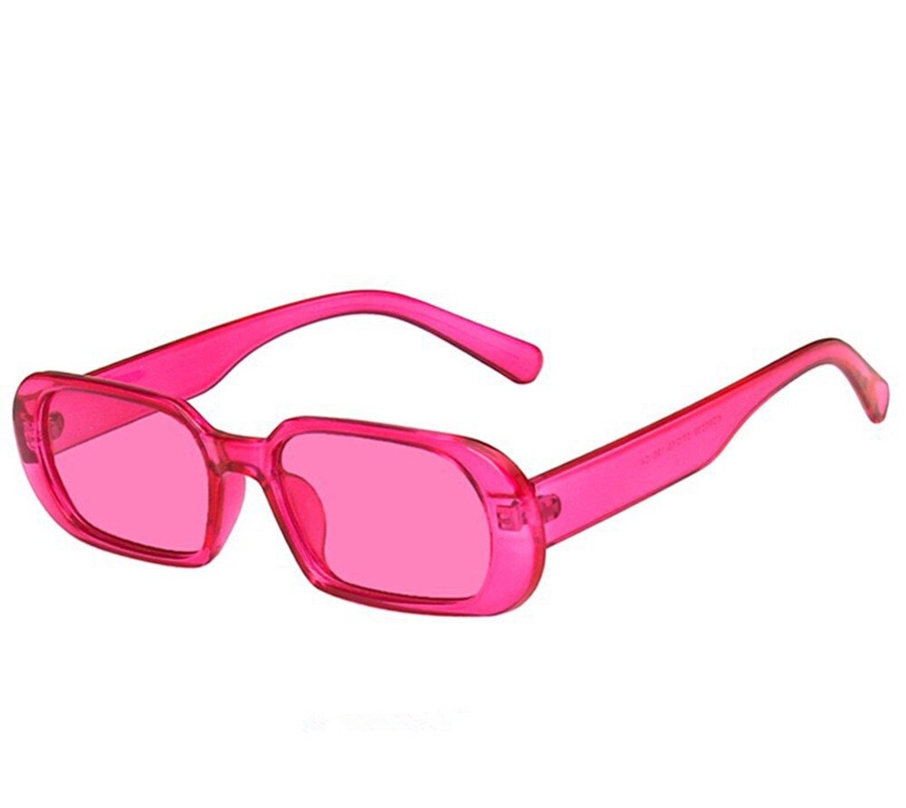 retro Sonnenbrille Frauen Oval Sonnenbrille Männer Jahrgang Grün verrotten Brillen Damen Reisen Stil UV400 очки Fahrer Brille: Rose rot