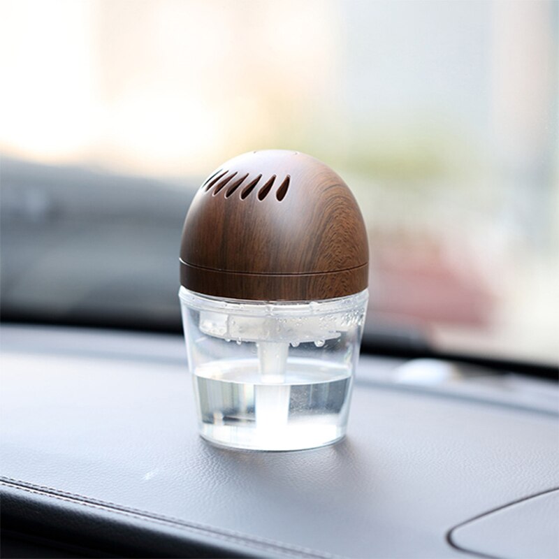 Auto Ozon Generator Luchtverfrisser Purifier Generador De Ozono Coche Draagbare Usb Led Purificatore Ariapurificador Aire Voor Thuis: wood grain brown