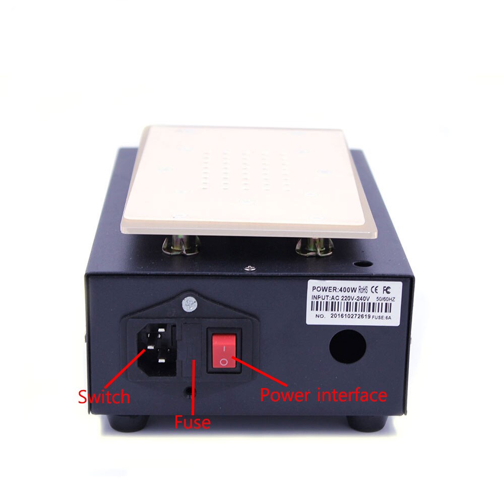 Uyue 948s+  lcd separator maskin skjermreparasjon maskin innebygd pumpe vakuumsett for iphone for samsung