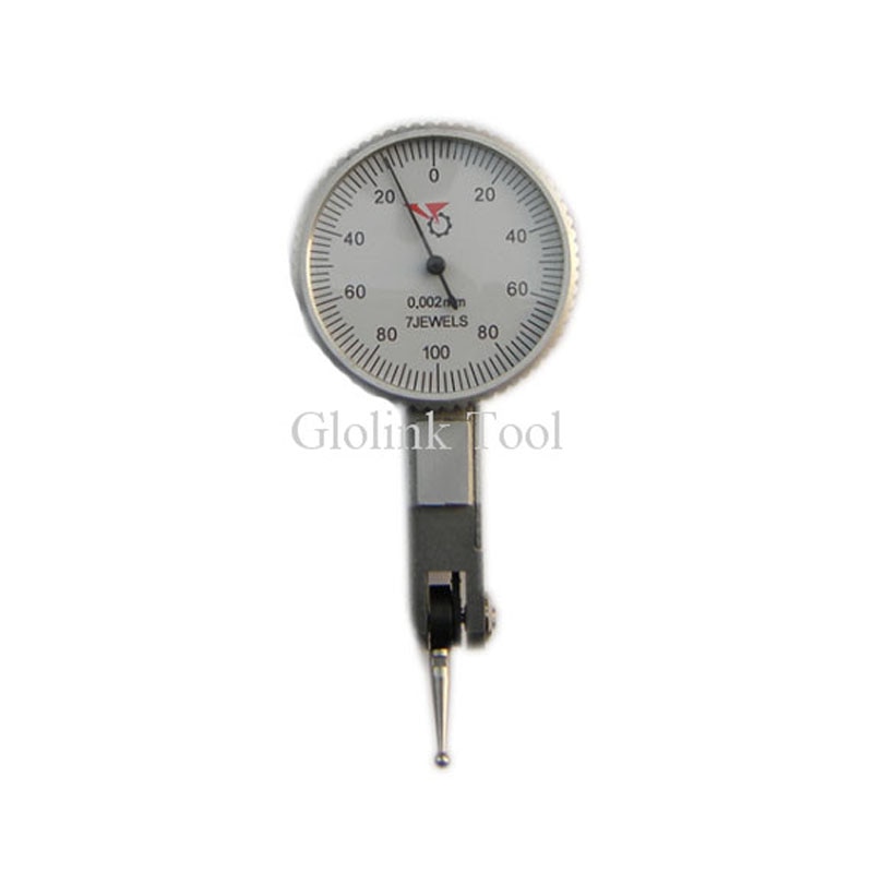 0-0.2mm Dial Test Indicator 0.002 mm Dial Indicator Gauge 7Jeweld Dial Test Indicator Gauge Measure Gauge Tool