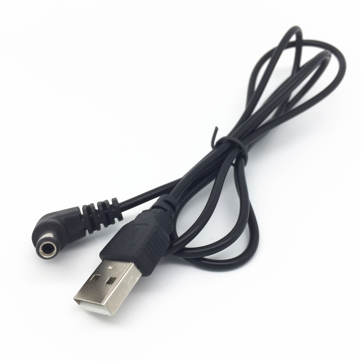 90 Hoek Pc Laptop Usb Male Naar 5V Dc 5.5Mm X 2.1Mm Barrel Connector kabel