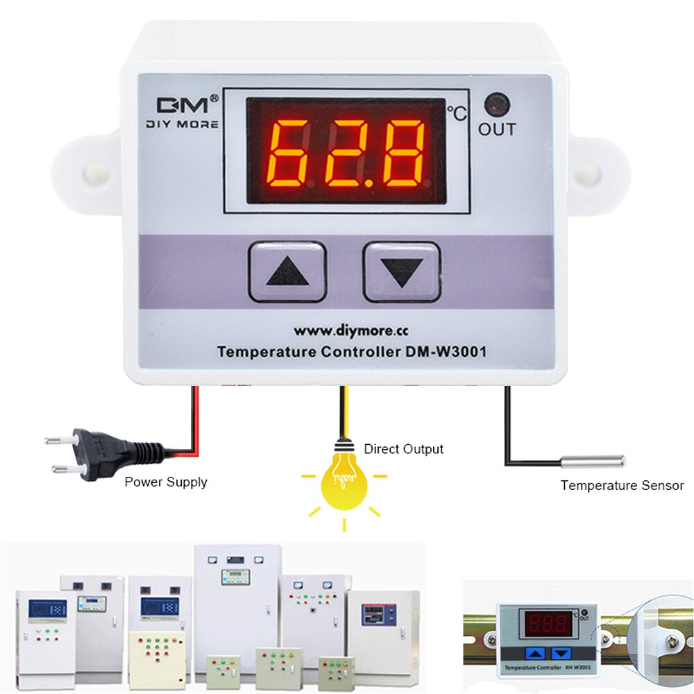 W3001 Digitale Controle Temperatuur Microcomputer ... – Grandado