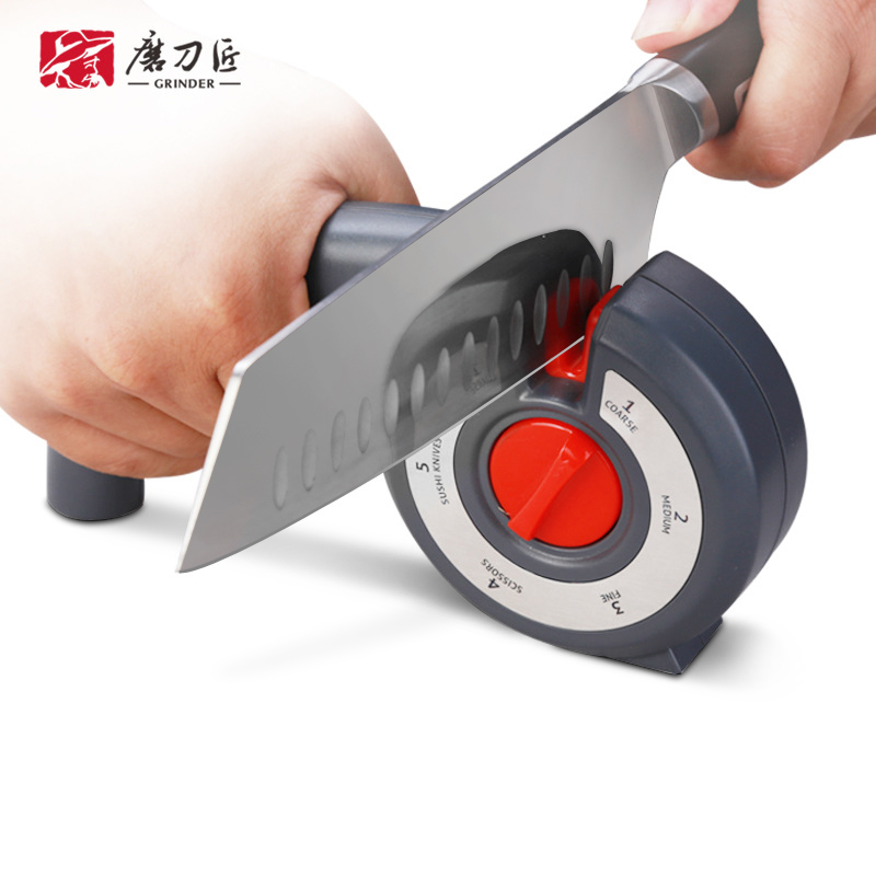 Afilador de cuchillos TAIDEA 6 en 1, tijeras de cocina profesionales, herramienta para afilar, piedra de afilar, ángulo de ajuste de diamante, herramientas de cocina