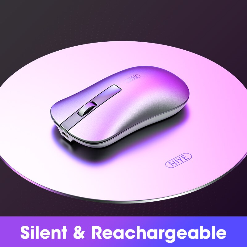 Rechargeable Mouse Wireless Mouse Bluetooth Computer Mouse Silent PC Ergonomic Mice USB Optical Mause Rechargable for Laptop