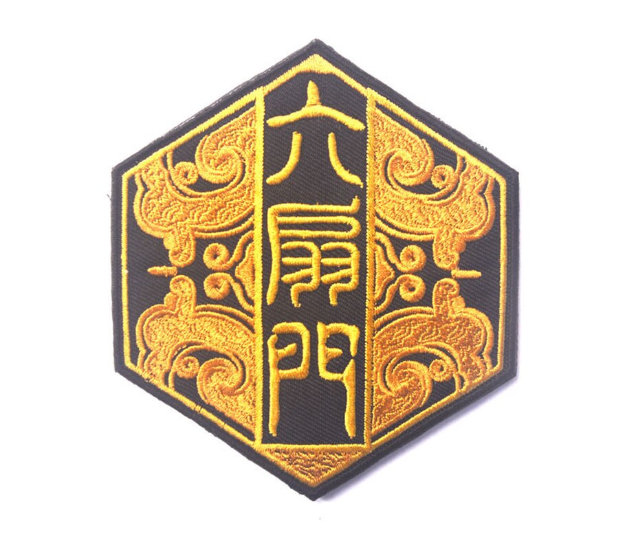 100% Full Embroidery Embroidered Hook and Loop Fasteners Armband Badge Badges Backpack Epaulette Apparel Hat Fabric Backpacks