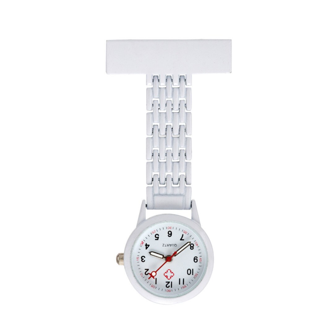Shellhard legering rund skivestift på lomme broche fob analog quartz sygeplejerske ur guld ure mænd kvinde relogio de bolso