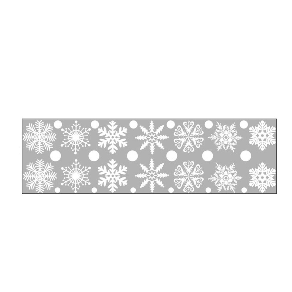 Navidad lindo muñeco de nieve restaurante decoración del centro comercial nieve para ventana pegatinas tipo ventana de pared DIY calcomanía copo de nieve arte de Navidad decoración # f