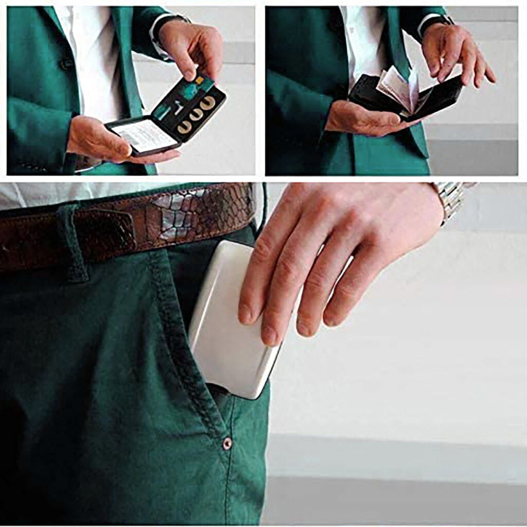 Mode Mannen Portemonnee Casual Multi-card Positie Credit Kaarthouder Portemonnee Voor Mannen Draagbare Bifold Mannelijke Clutch Bag portemonnee