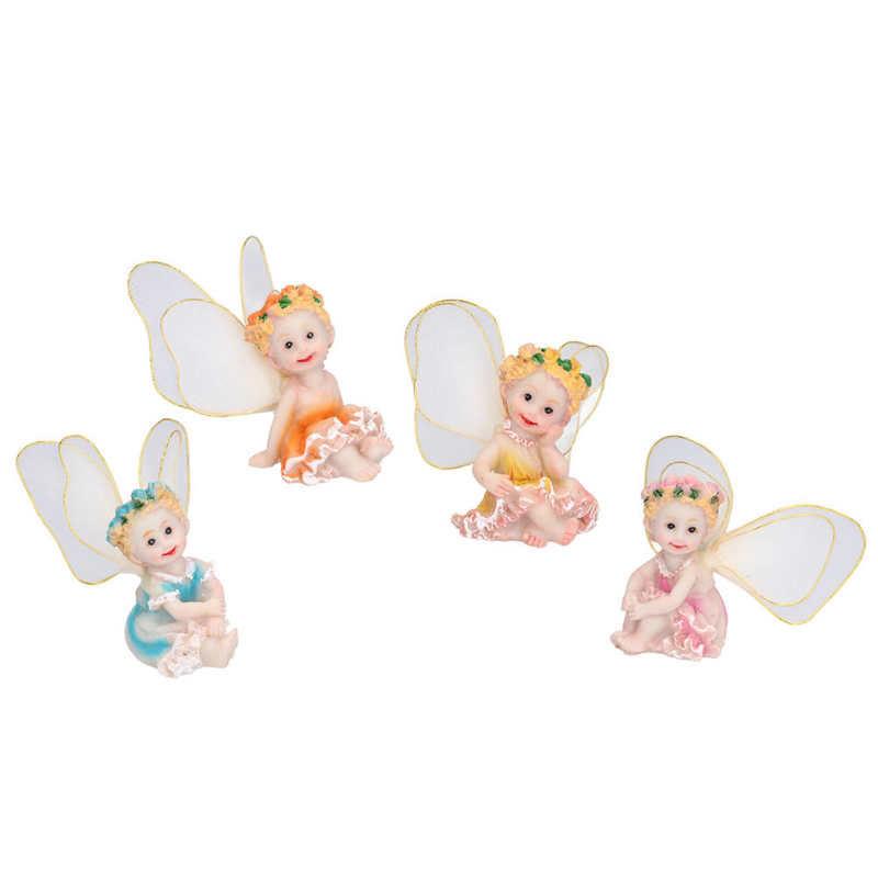 Fairy Figures DIY Flower Fairies Figurines for Indoor and Outdoor for Garden for Home