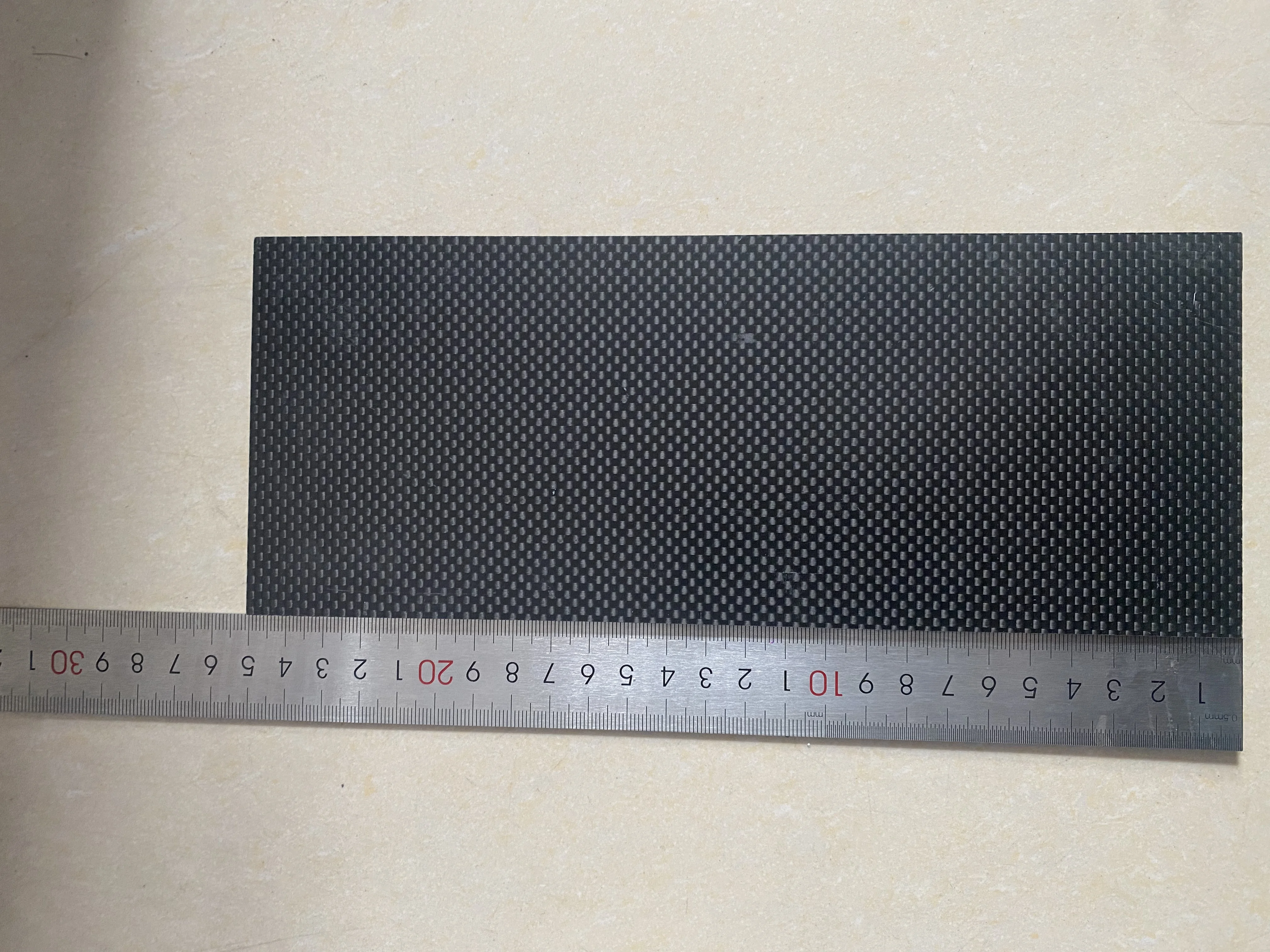1 stuk 100 mm x 250mm 3k zeer harde koolstofvezelplaten koolstofpaneelplaat 0.5mm-5mm dikte koolstofvezel modelmateriaal