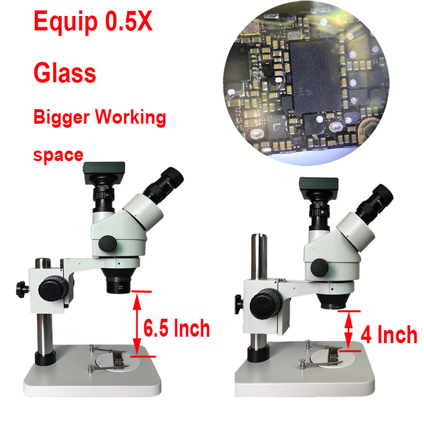 Efix-lente de cristal auxiliar Barlow 0.5X 2X 0.7X para industria, microscopio Digital de vídeo estéreo, cámara, objetivo, rosca de montaje