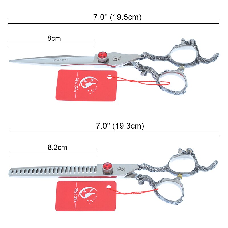 Top huisdierverzorgingsschaar 6.0 " 7.0 " hondenknipschaar dieren uitdunnen trimmen tesoura japan 440c dierentondeuses  a0164a