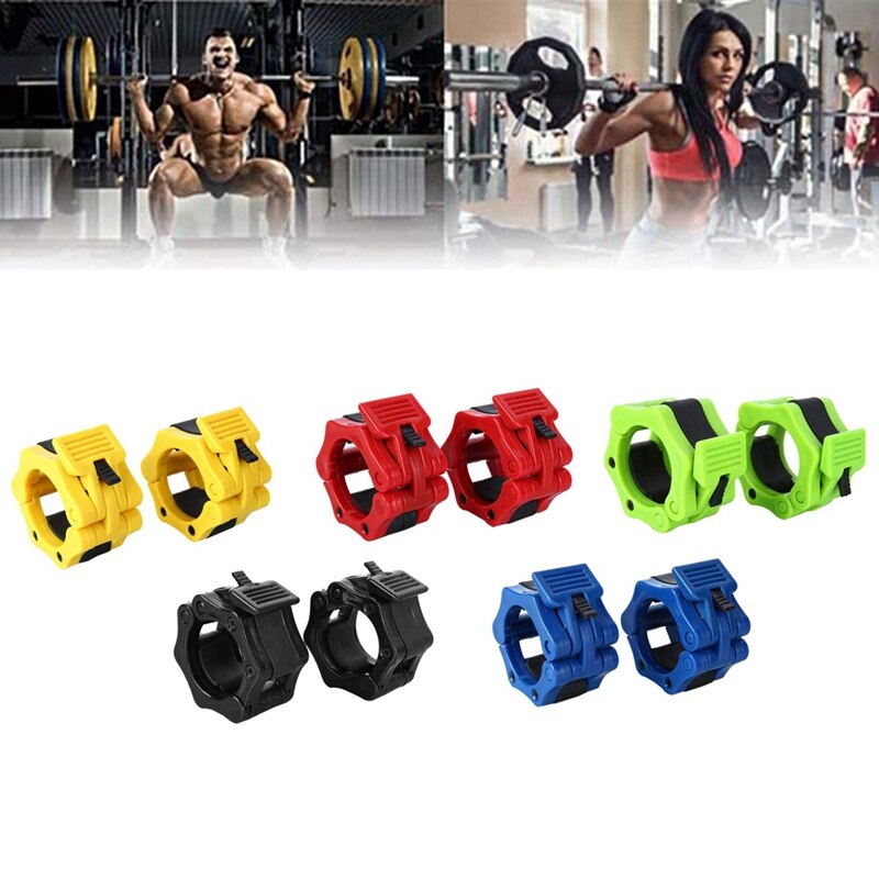 Halterklemmen, abs-vergrendelingsklemmen, klem, olympische standaard halterclips, gewichthefgereedschap voor 1 inch halters